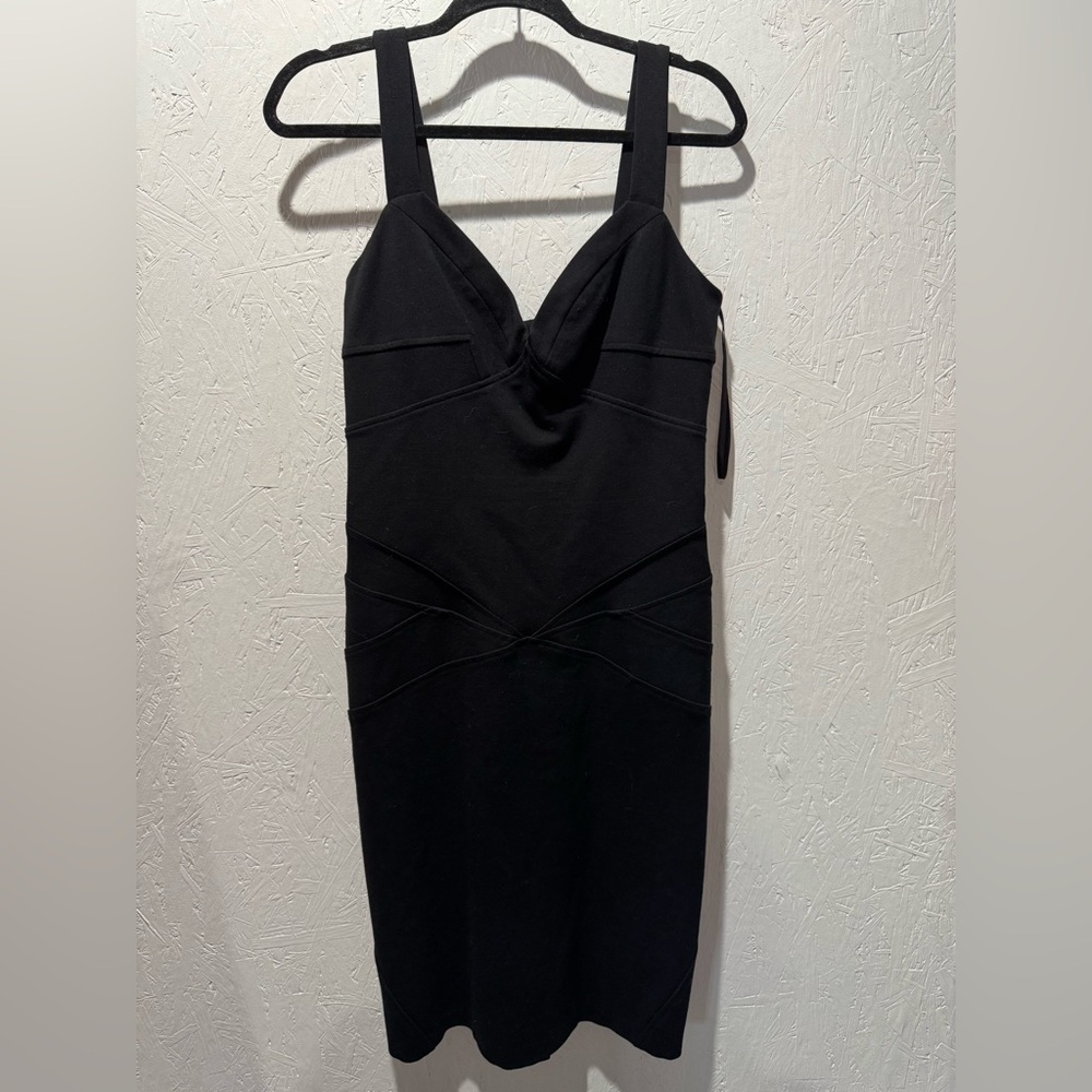 Diane Von Furstenburg black body con dress